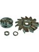 TFI Racing Pulley Alternator Kit w/ Fan Universal Steel Single Groove