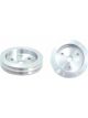 TFI Racing Pulley Crankshaft Double Groove Swp Polished Alloy SBC 265-400