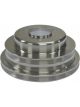 TFI Racing Pulley Crankshaft Triple Groove Lwp Polished Alloy BBC 396-454