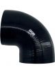 TFI Racing Silicone Hose Black 90 Deg Elbow 89mm 3.5