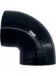 TFI Racing Silicone Hose Black 90 Deg Elbow 95mm 3.75