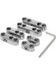 TFI Racing Spark Plug Ignition Lead Wire Separators Pro Style V8 Chrome