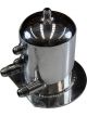 TFI Racing Surge Tank 1.5 Litre Polished Alloy w/ AN Male Fittings