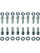 TFI Racing Valve Cover Bolts Ford Cleveland V8 Chrome Socket Head