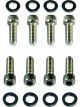 TFI Racing Valve Cover Bolts SBC Chrome Socket Head suit Steel Covers-Set