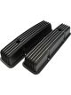 TFI Racing Valve Covers Alloy Chev V8 SB 283-400 Tall Black Baffled-pr