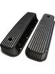 TFI Racing Valve Covers Black Chev V8 BB 396-502 Alloy Tall Baffled-pr