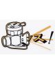 Go Fast Bits Blow-Off Valve Japanese Writing Sticker 10.2x5.5cm