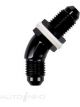 Raceworks Bulkhead Flare An-4 With Nuts 45Deg