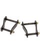 CalOffroad Greasable Shackles Pair Fits Mitsubishi Triton MQ MR