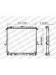 Denso Radiator Fits Nissan Navara D40 Yd25 Auto 2008> 2.5Lt