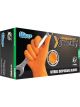 Glove Pkt 50 Orange Rocket Xtra Grip Size XL Nitrile Gloves