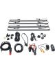 Hulk 4X4 4 Bar Led Campng Light Kit 12V Orng/Wht Illum Magnet/Clip Mnt