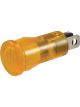 Ignite Amber Led Pilot Lamp 12V Push Fit Suits 12.5mm Opening 2 X