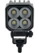 Ignite Led Square Worklamp Flood Beam 10-32V 16W 4 LED Black Housing