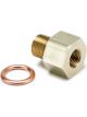 Auto Meter Fitting, Adapter, Metric, M12X1 Male To 1/8