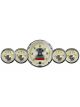Auto Meter 5 PC Gauge Kit, 3-3/8