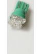 Auto Meter Led Bulb, Replacement, T3 Wedge, Green
