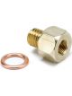 Auto Meter Fitting Adapter Metric M12X1.75 Male To 1/8