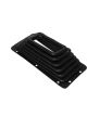 B&M Shifter Boot Star Shifter Rectangle Black Rubber