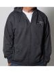 K&N Zip-Up Hoody With Plan Logo Grey, Medium