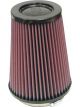K&N Round Tapered Air Filter - Carbon Fiber Top