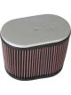 K&N Oval Dual Flange Oval Air Filter