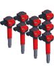 MSD Ignition Coil Msc Ii Epoxy Square Red Ford 5.0L Modular Qty 8