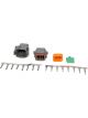 MSD Electrical Wiring Connector Deutsch 16-Gauge/8-Pin