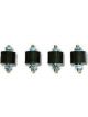 MSD Mounts Vibration Mounts Rubber MSD 7/8/10-Series Ignitions Qty 4