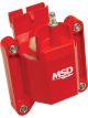 MSD Ignition Coil Blaster E-Core Square Epoxy Red 44000 V Ford TFI