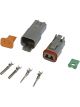 MSD Electrical Wiring Connector Deutsch 16-Gauge/2-Pin