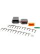 MSD Electrical Wiring Connector Deutsch 16-Gauge/12-Pin