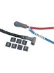 MSD Wire Markers Spark Plug Plastic White/Black 8.5Mm Set Of 8