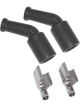 MSD Spark Plug Boot Kit Replacement Gray Boot And Terminal 45 Degree Pair