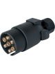 Narva 7 Pin Large Round Plastic Quickfit Trailer Plug 1