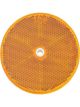Narva Amber Retro Reflector 80mm Dia With Central Fixing Hole