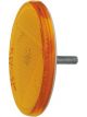Narva Amber Retro Reflector 65mm Dia With Fixing Bolt