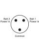 Narva Battery Master Switch Rotary Style With 4 Positions