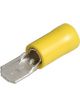 Narva 6.3mm Flared Vinyl Male Blade Terminal Yellow Pack of 8