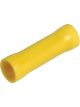 Narva 56mm Flared Vinyl Cable Joiner Yellow Pack of 8
