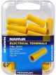 Narva 5.0mm Female Bullet Terminal Yellow Pack of 50