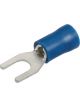 Narva 4.3 mm Flared Vinyl Spade Terminal Blue Pack of 100