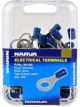 Narva 9.5 mm Flared Vinyl Ring Terminal Blue Pack of 100