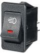 Narva Off/On Rocker Switch With Red LED And Driving Lamp Symbol