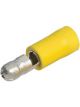 Narva 5.0mm Male Bullet Terminal Yellow Pack of 8