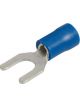 Narva 5 mm Flared Vinyl Spade Terminal Blue Pack of 21