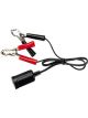 Narva Battery Clips With Extended Lead And Accessory Socket