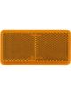 Narva Amber Retro Reflector 94 x 44mm With Self Adhesive Pack of 50