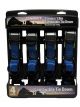 Carfit Cambuckle Tie Down Strap Blue 25mm x 1.8m Set of 4